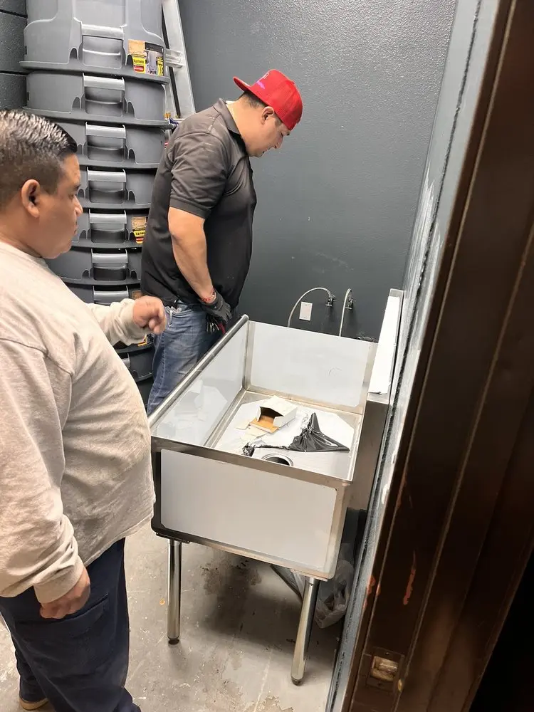 Commercial plumbing and sink installation in Pevely